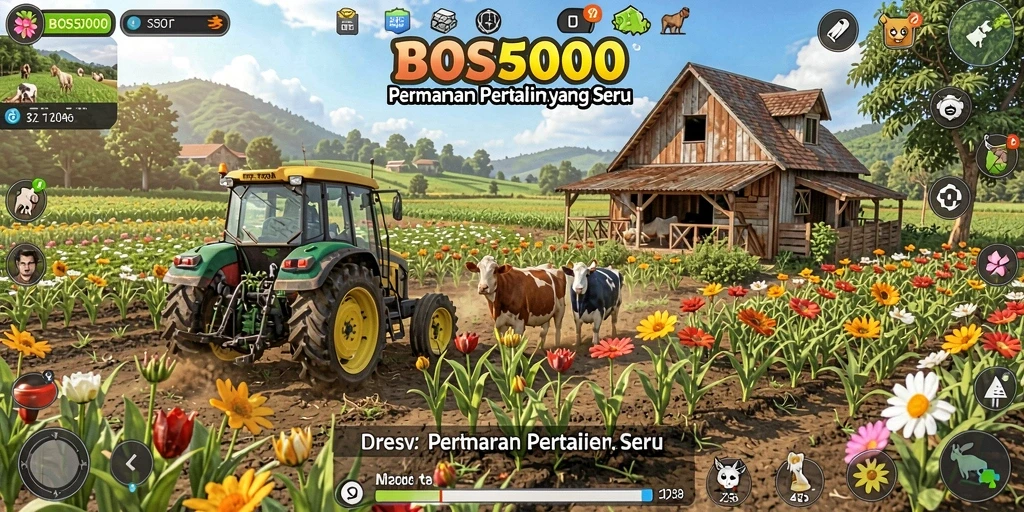 Tampilan menawan dari gameplay pertanian yang mengasyikkan.