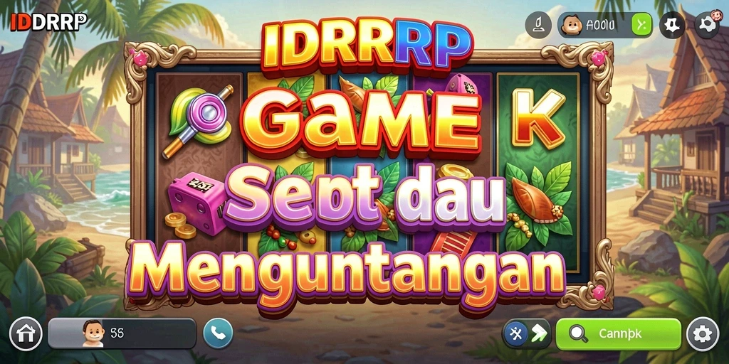 Tampilan gameplay seru IDRRP yang menegangkan saat putaran slot.