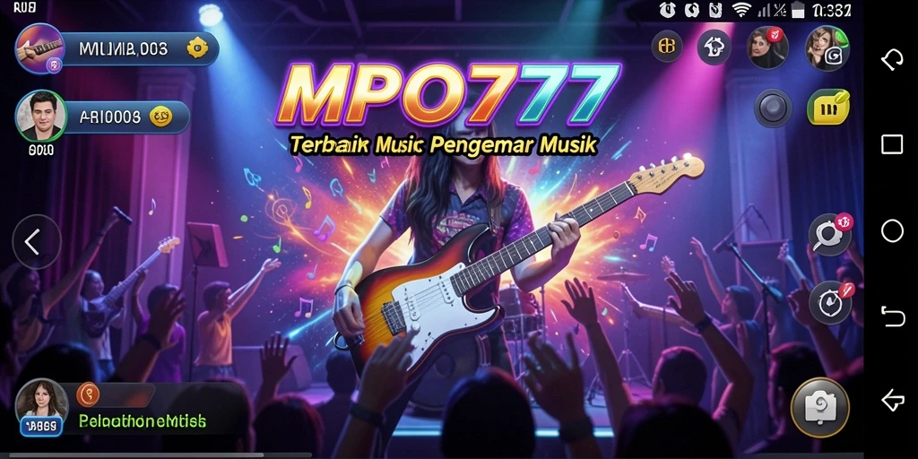 Tampilan gameplay <strong>MPO777</strong> saat bermain musik dengan teman.