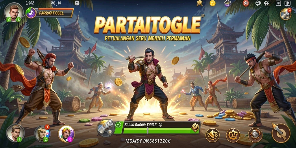 Screenshot gameplay PARTAITOGEL menampilkan aksi petualangan yang seru.