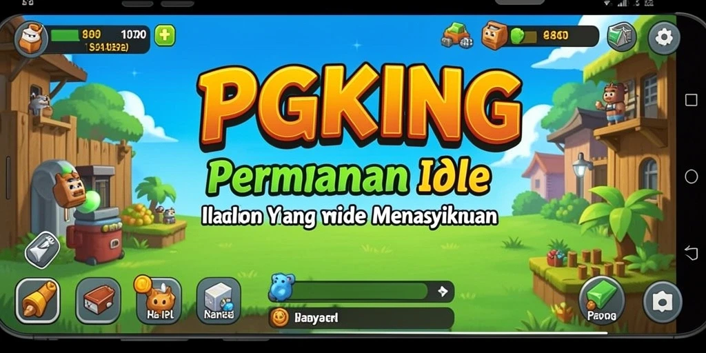Screenshot utama PGKING menampilkan gameplay Idle yang menarik dan mengasyikkan.