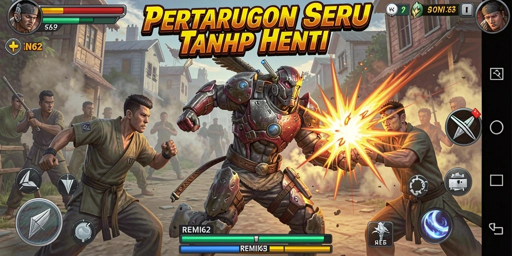 Tampilan intens dari pertarungan seru di REMI62.