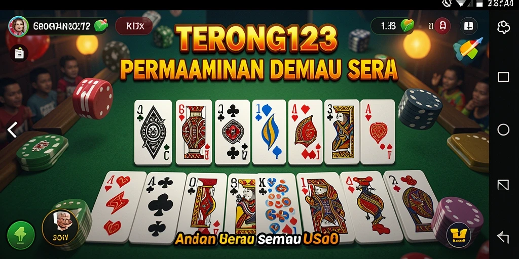 Screenshot TERONG123 menampilkan keseruan bermain Domino online.