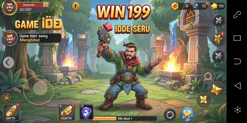 Tampilan seru gameplay WIN199 yang mengasyikkan.