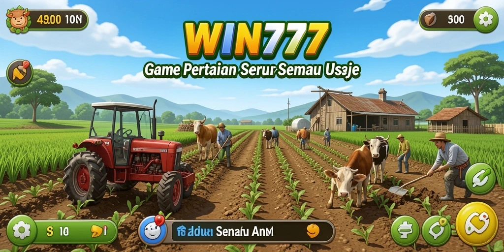 Tampilan gameplay WIN777 yang menarik dan interaktif saat bertani.